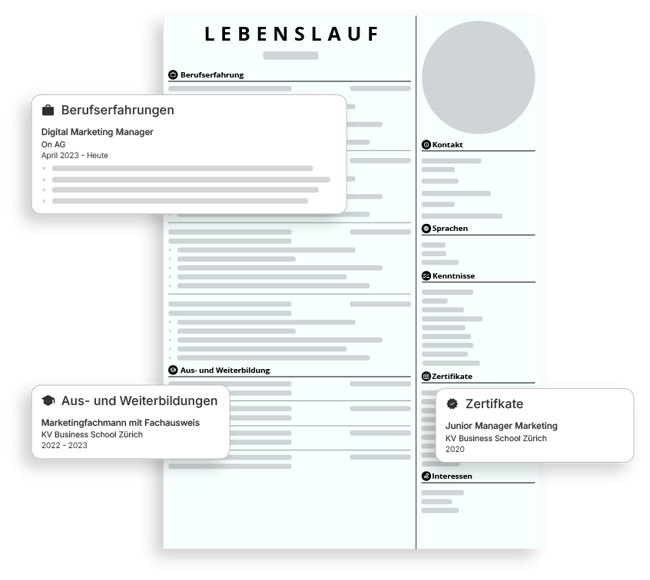 Professioneller Lebenslauf erstellt mit dem Lebenslauf-Editor von Truast Professioneller Lebenslauf erstellt mit dem Lebenslauf-Editor von Truast