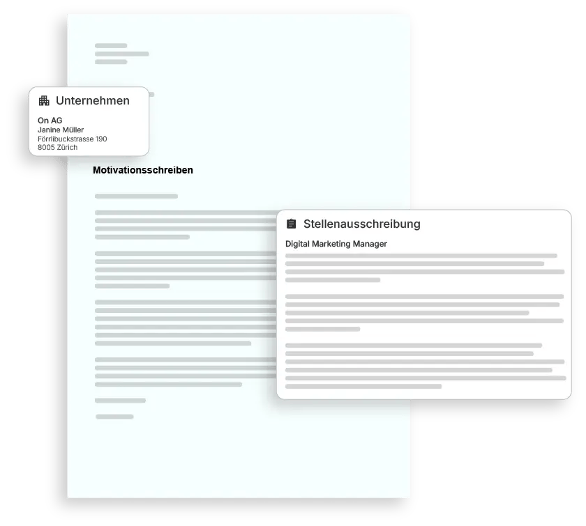 Motivationsschreiben Editor Motivationsschreiben Editor