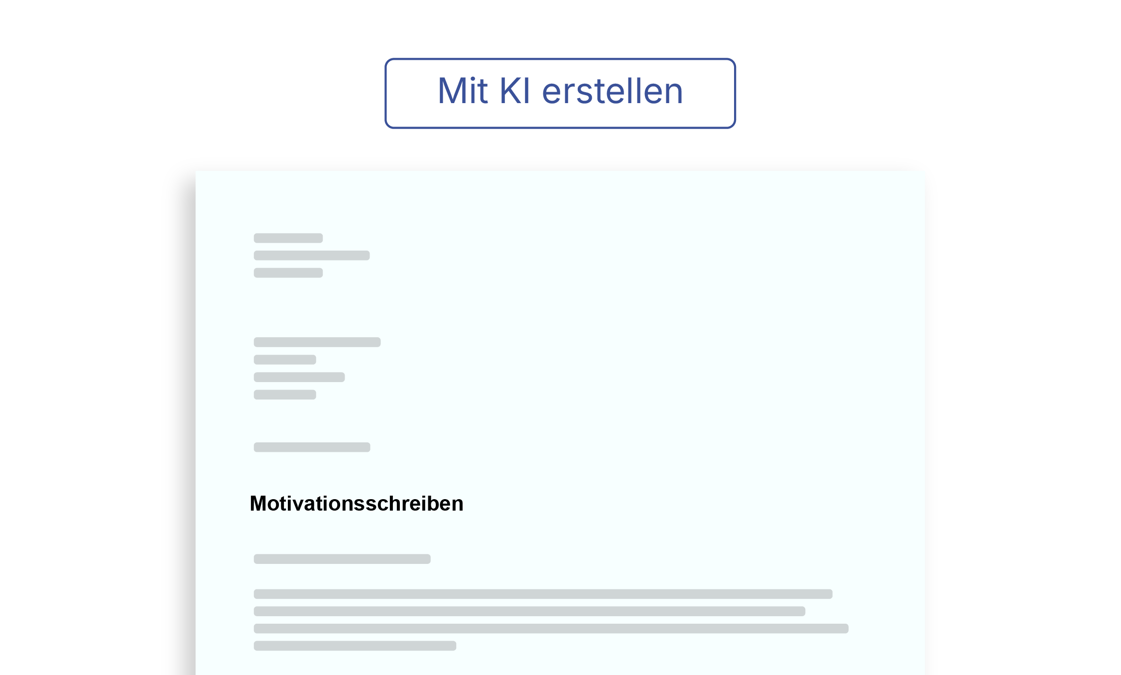 Der Motivationsschreiben-Generator erstellt das überzeugende Motivationsschreiben