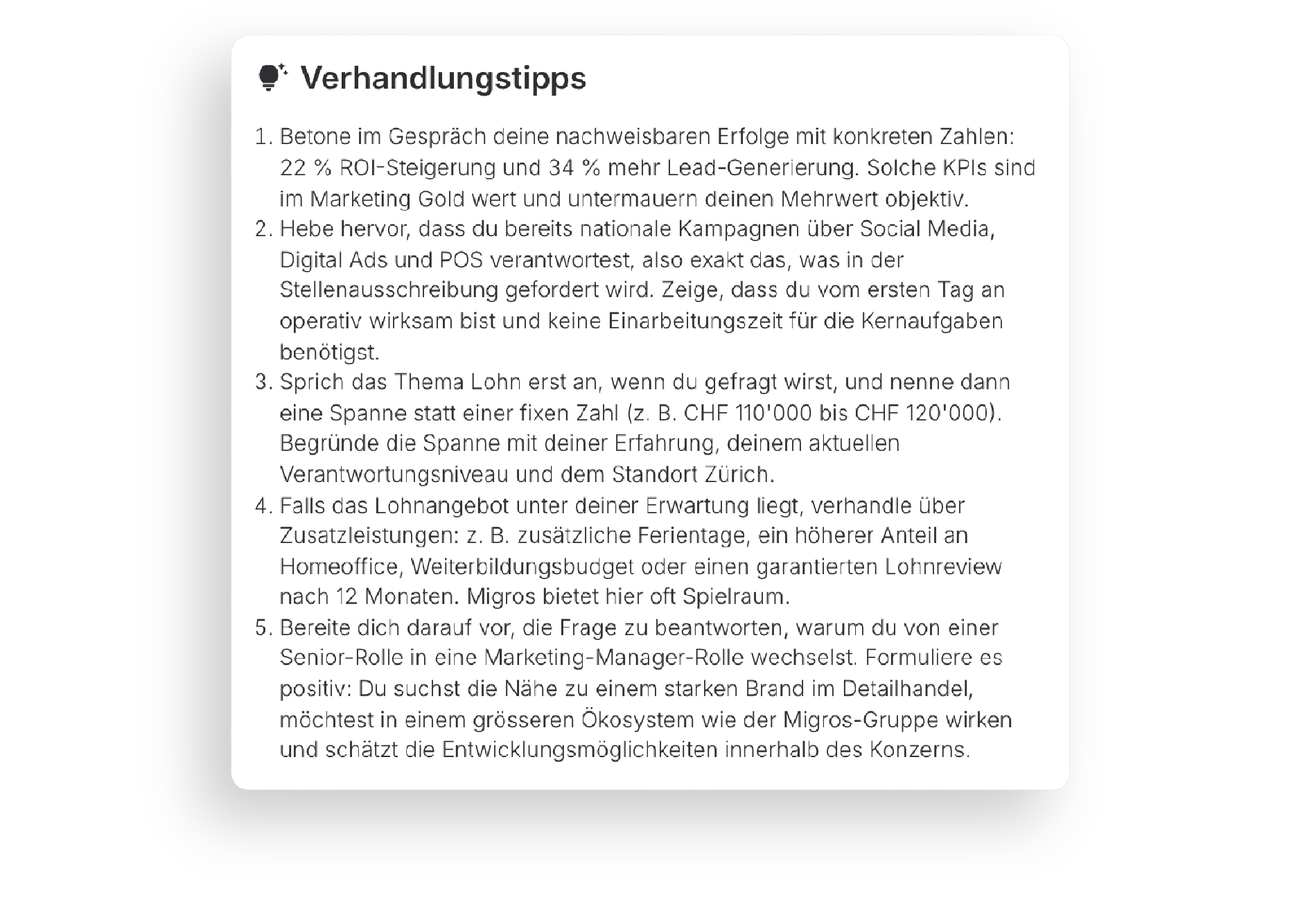 Persönliche Verhandlungstipps für eine erfolgreiche Verhandlung