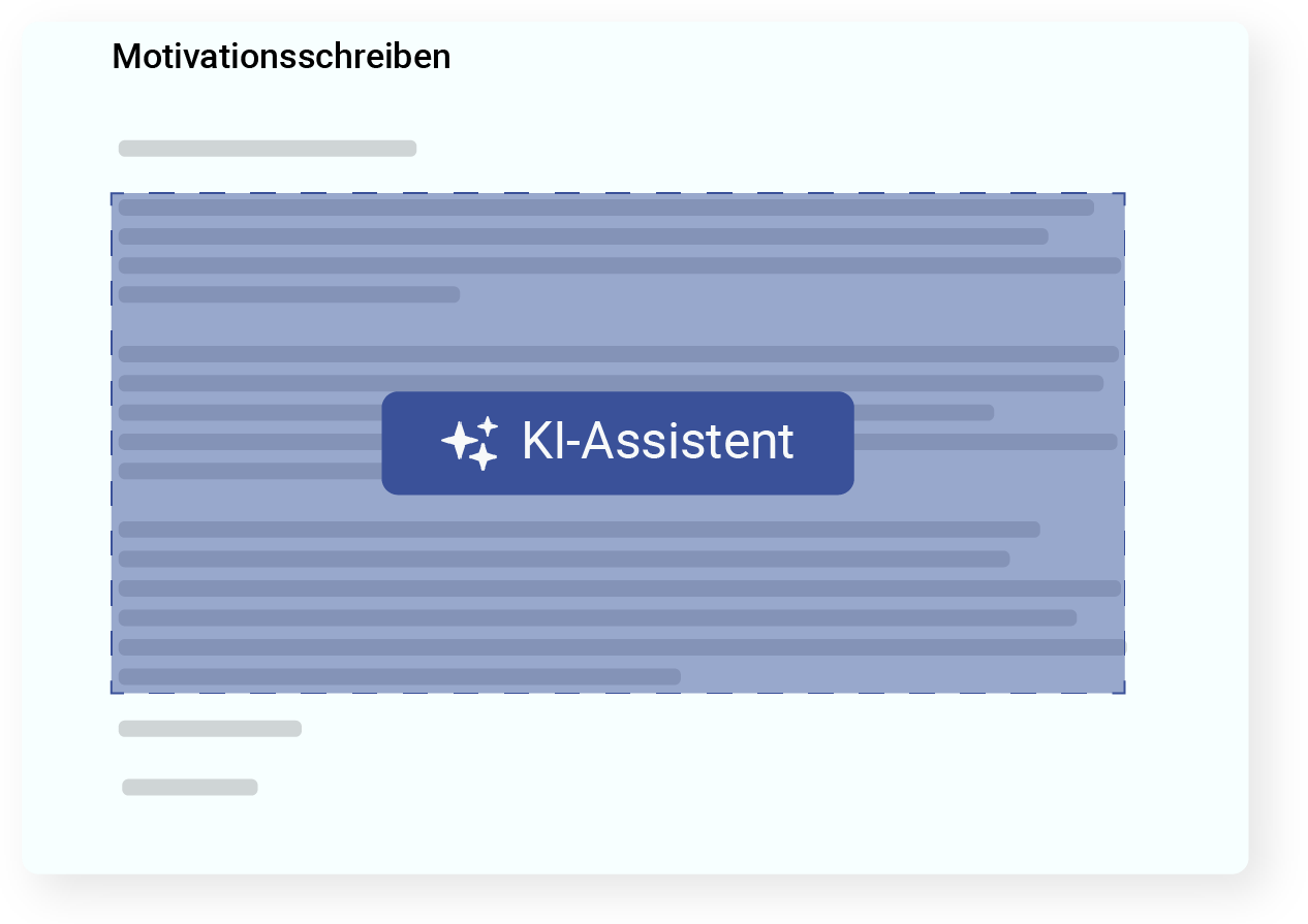 Motivationsschreiben mit KI schreiben