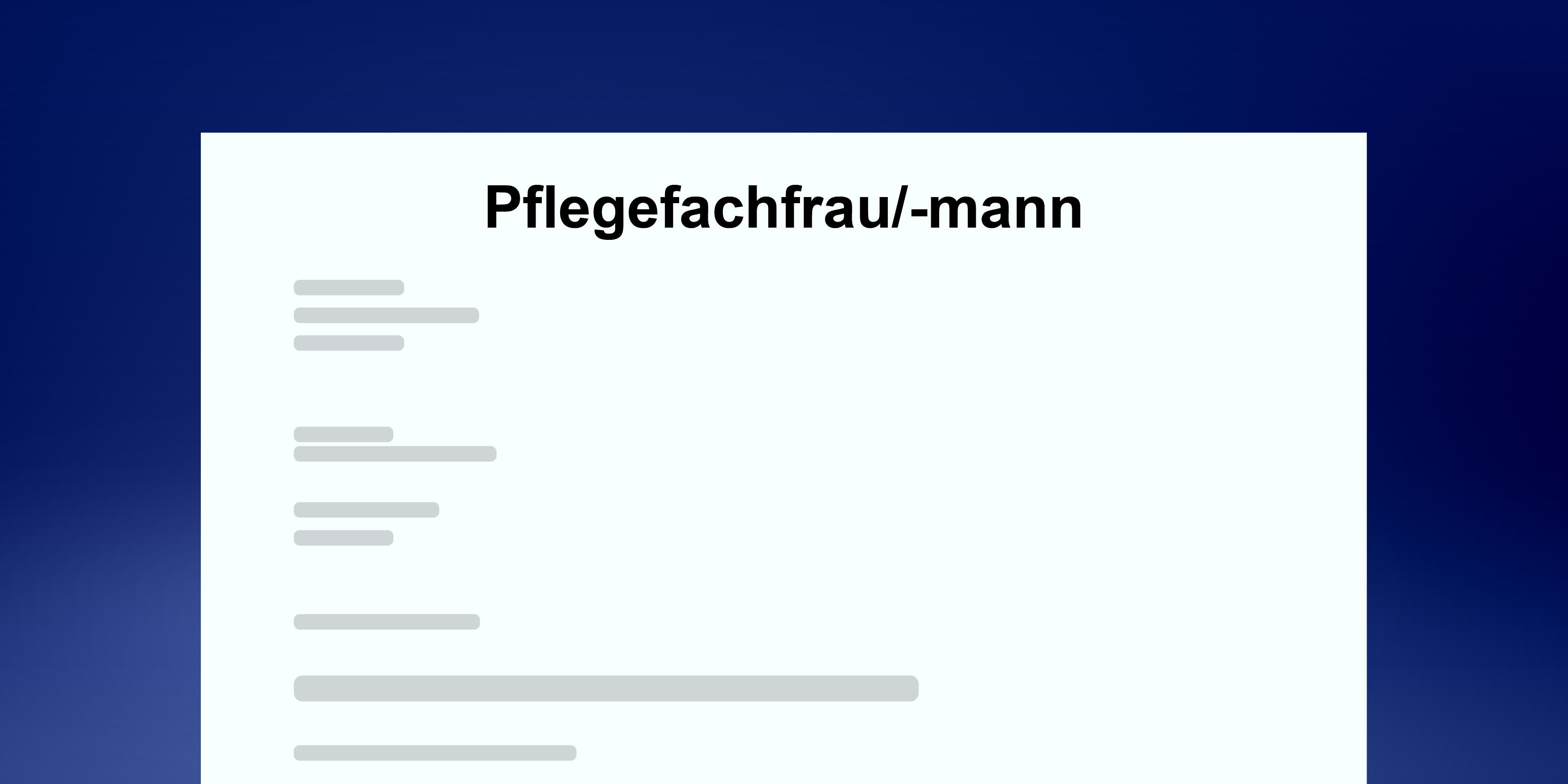 Motivationsschreiben Pflegefachfrau Pflegefachmann Schweiz – Beispiel mit Aufbau, Skills und Tipps für die Bewerbung im Gesundheitswesen